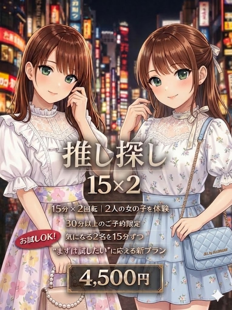 新宿手コキ＆オナクラ 世界のあんぷり亭 推し探し※新宿限定